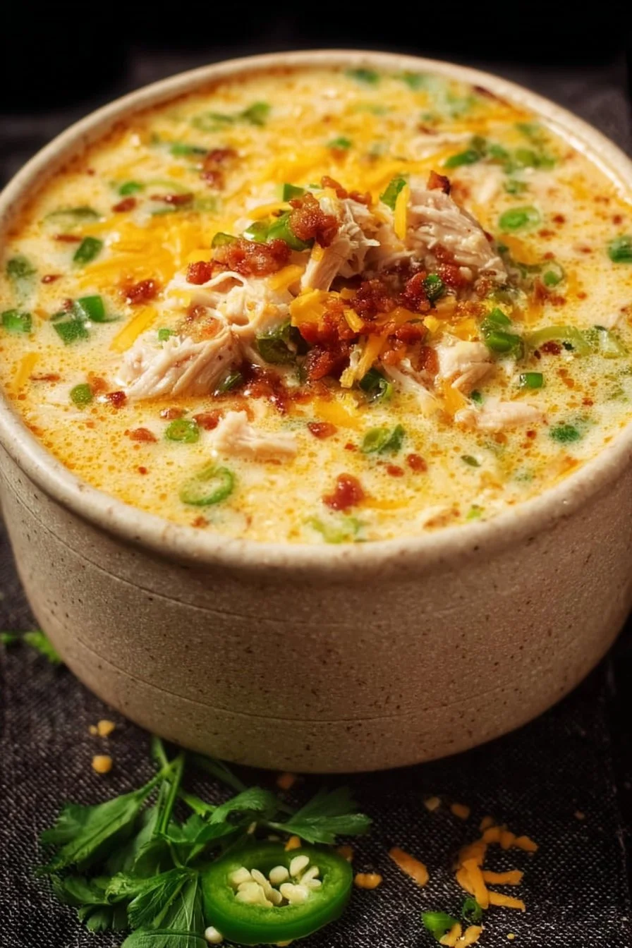 Jalapeno Popper Chicken Soup