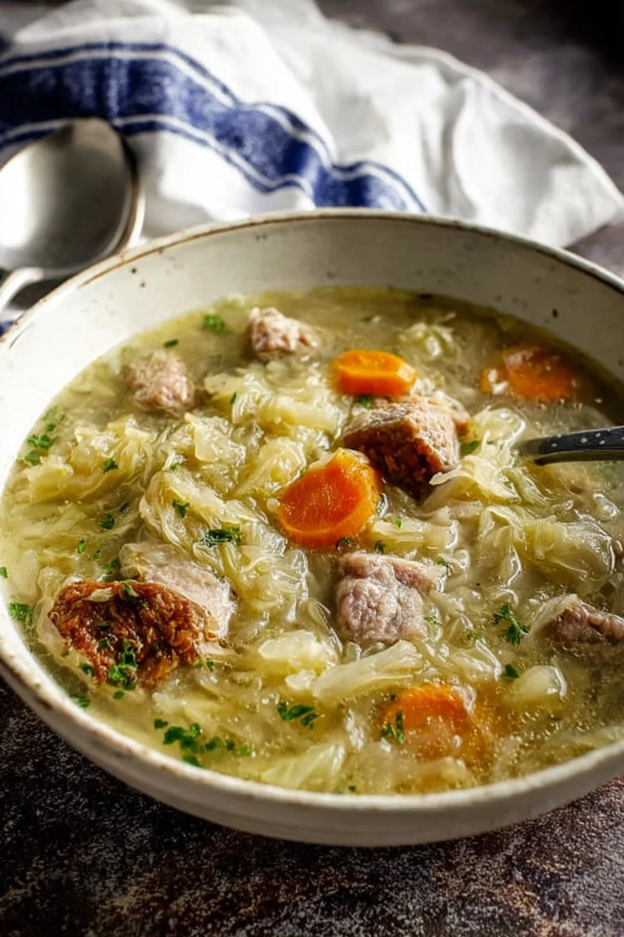 Neck Bone Sauerkraut Soup