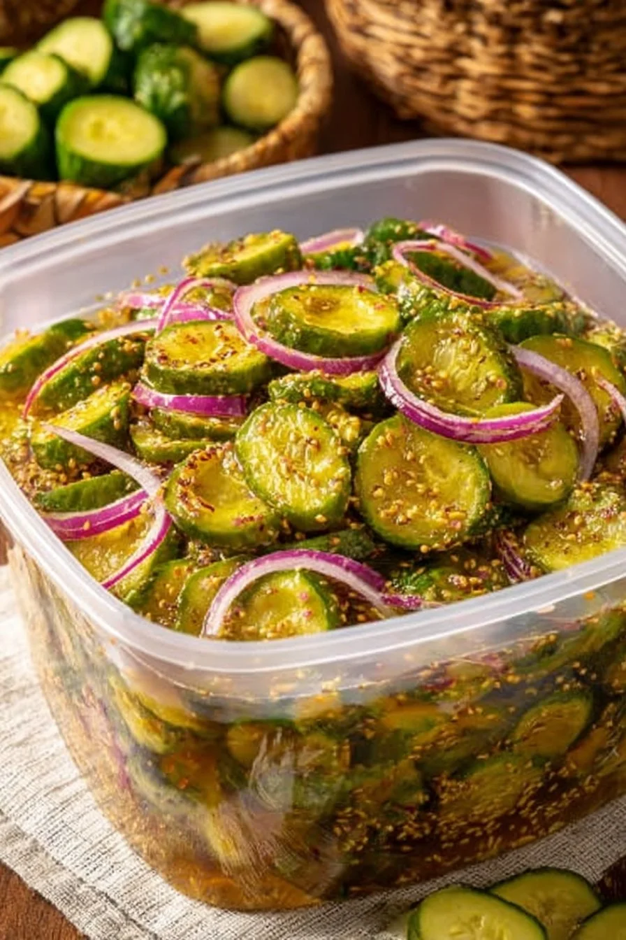 Refrigerator Bread and Butter Pickles