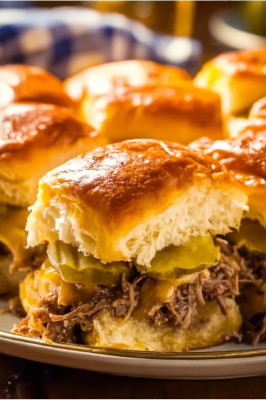 Slow Cooker Mississippi Pot Roast Sliders