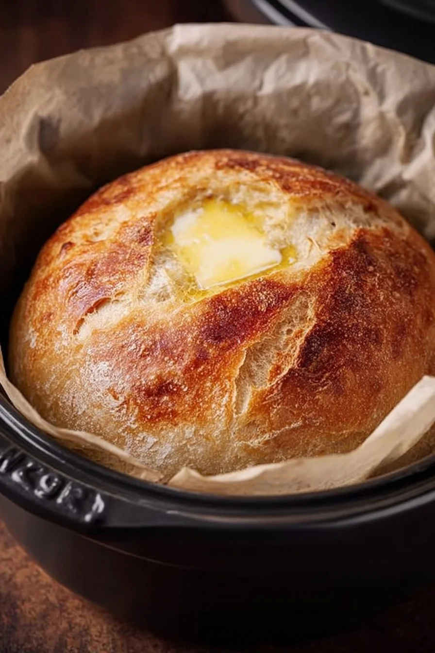 Super Easy Crock Pot Bread