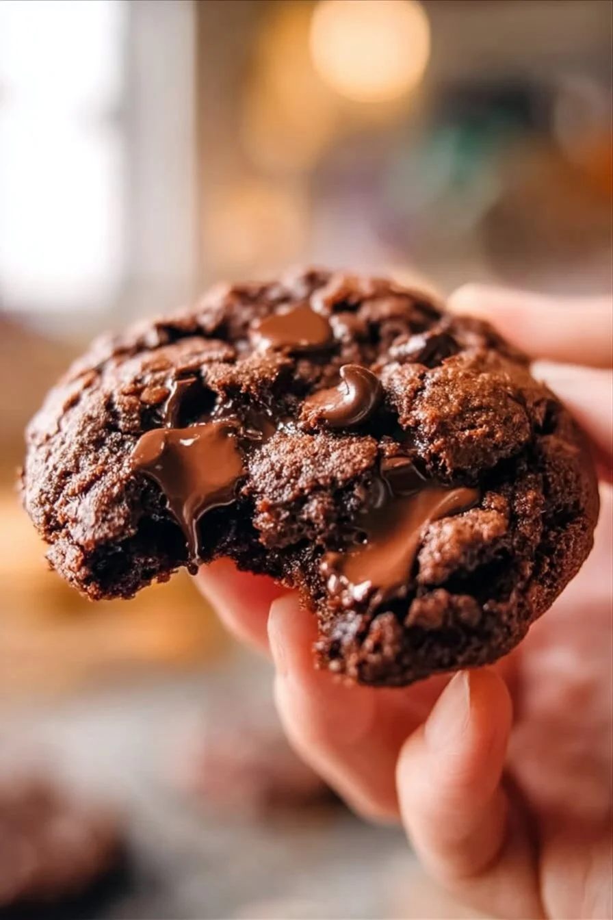 Triple Chocolate Cookies